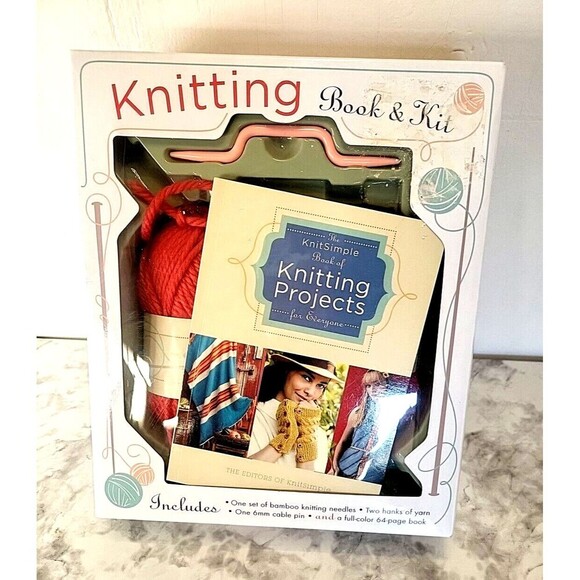 Mud Puddle Knitting Book & Kit Projects For Everyone Summer Arts & Crafts - Picture 1 of 6